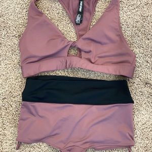 Pink Sport Gym to Swim Wear